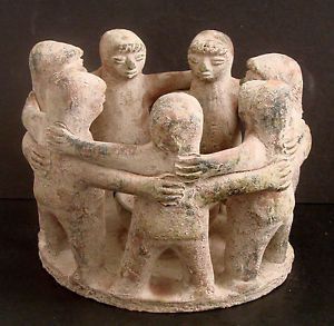 Circle of Friends Mayan Sculpture